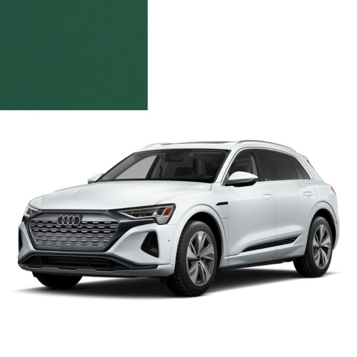 Фарба за кодом акрилова зелена L66R PATINAGRUEN, RAL 6000 для автомобілів Audi