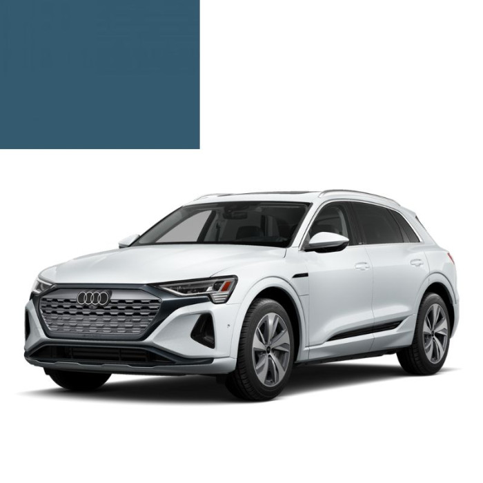 Фарба за кодом акрилова синя LA5D MONACOBLAU для автомобілів Audi