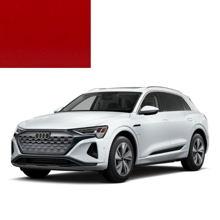 Фарба за кодом акрилова червона LG3E Flash Red для автомобілів Audi