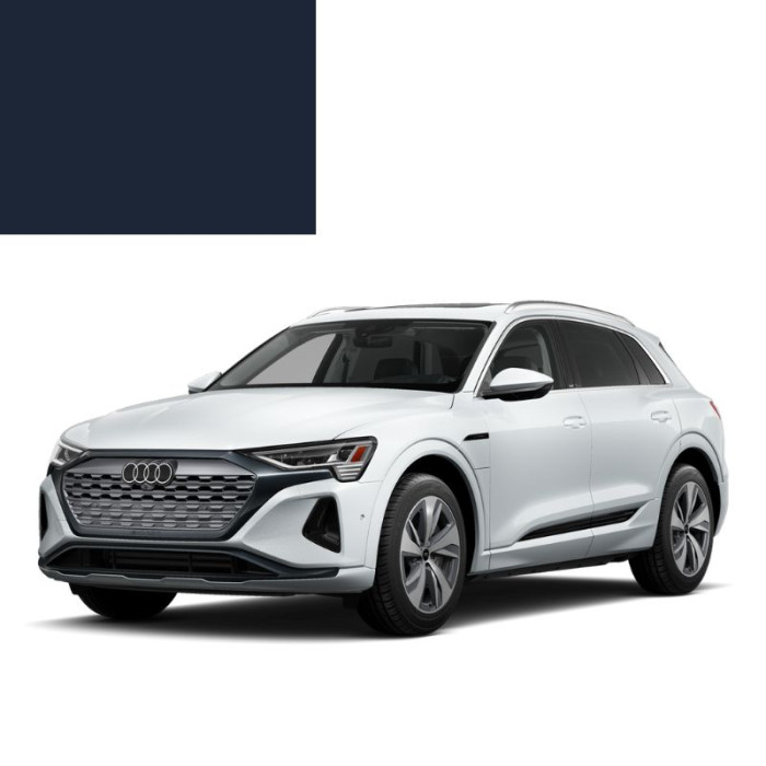 Фарба за кодом акрилова синя LL5T DUNKELBLAU для автомобілів Audi