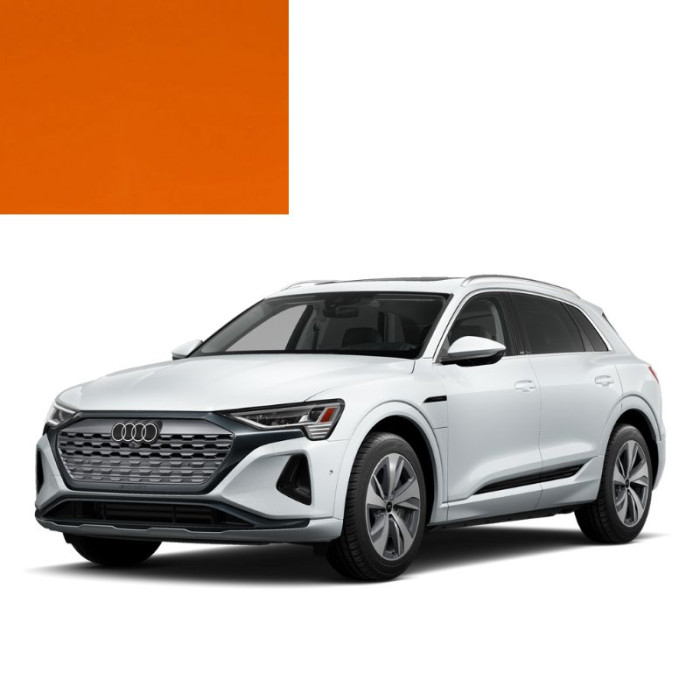 Фарба за кодом акрилова помаранчева LP2C LEUCHTORANGE для автомобілів Audi