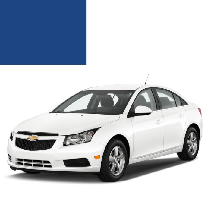 Фарба за кодом акрилова синя 25U COBALT BLUE для автомобілів Chevrolet