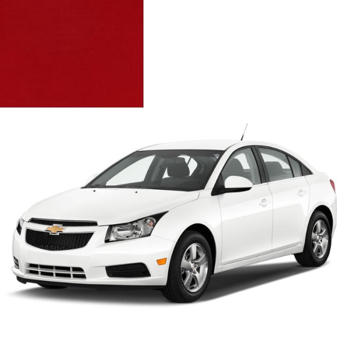 Фарба за кодом акрилова червона 73L SUPER RED для автомобілів Chevrolet