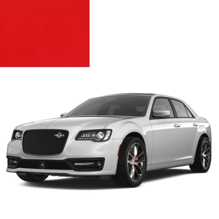 Фарба за кодом акрилова червона KRB RADIANT FIRE RED для автомобілів Chrysler