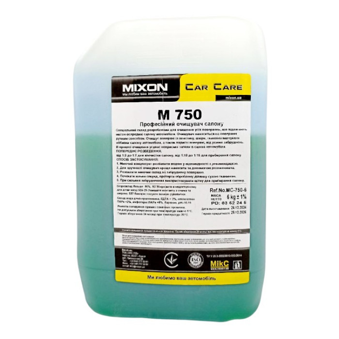 Хімія для хімчистки салону Mixon 750 6л