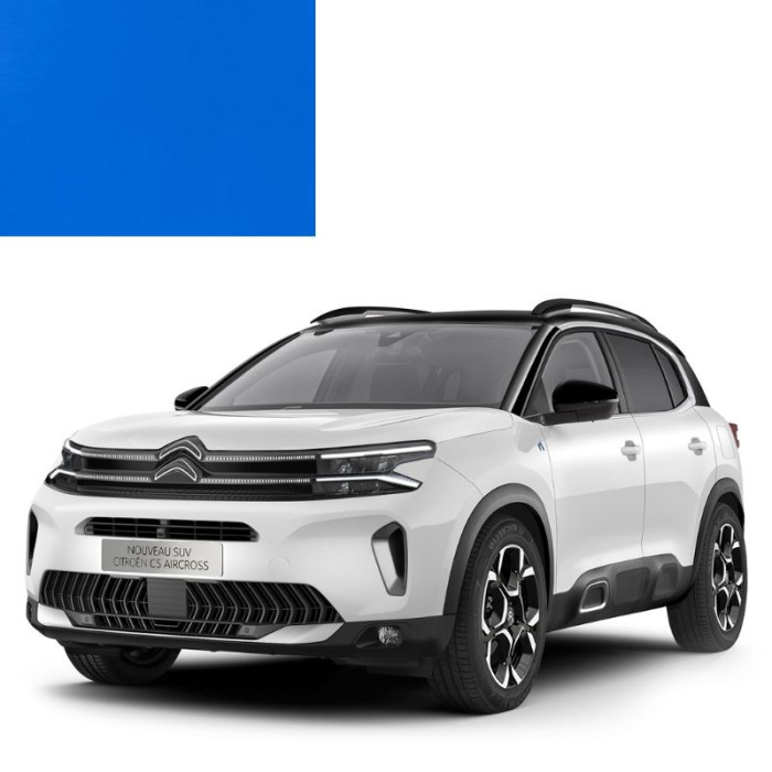 Фарба за кодом акрилова синя EMG BLEU EDF для автомобілів Citroen