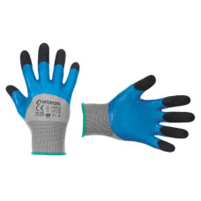 Рукавичка трикотажна, синтетична, посилена, 3/4 обливу INTERTOOL SP-0107