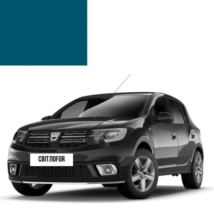 Фарба за кодом акрилова синя 501 ALBASTRU для автомобілів Dacia