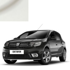 Фарба за кодом акрилова біла QM1 WHITE для автомобілів Dacia