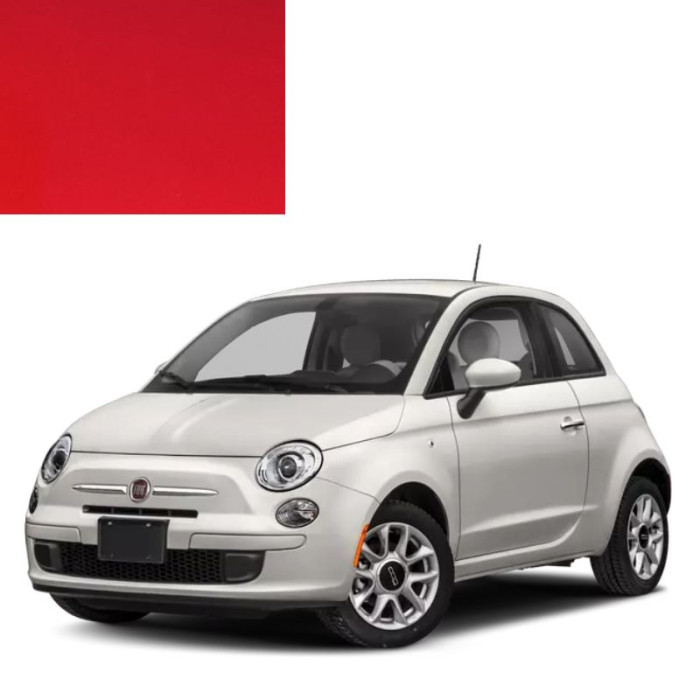 Фарба за кодом акрилова червона 129 ROSSO SWIFT для автомобілів Fiat