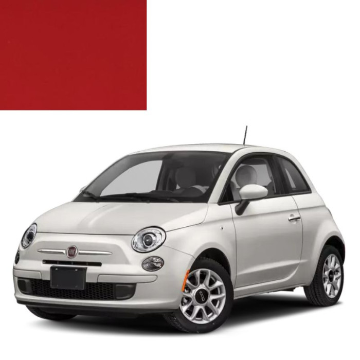 Фарба за кодом акрилова червона 185B ROSSO GIUILETTA для автомобілів Fiat