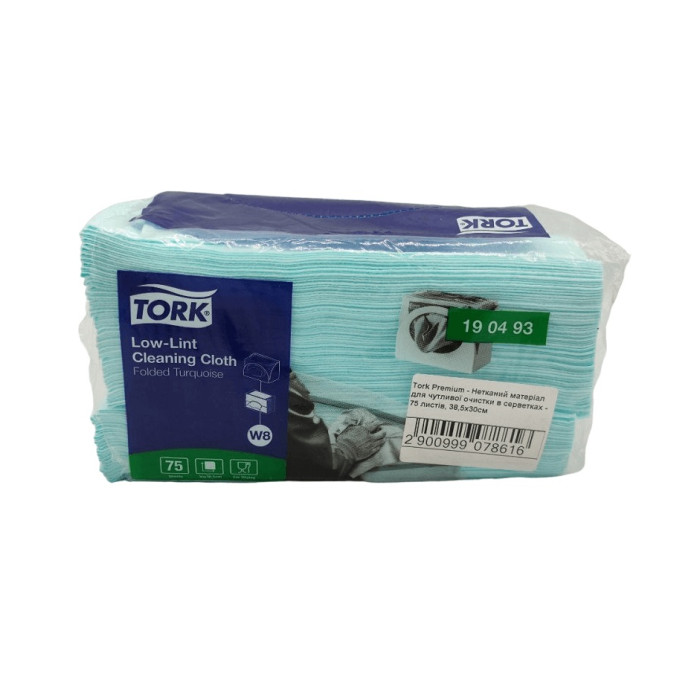 Серветки для видалення силікону Tork антистатична - 75 аркушів, 38,5х30см (арт. 190493)