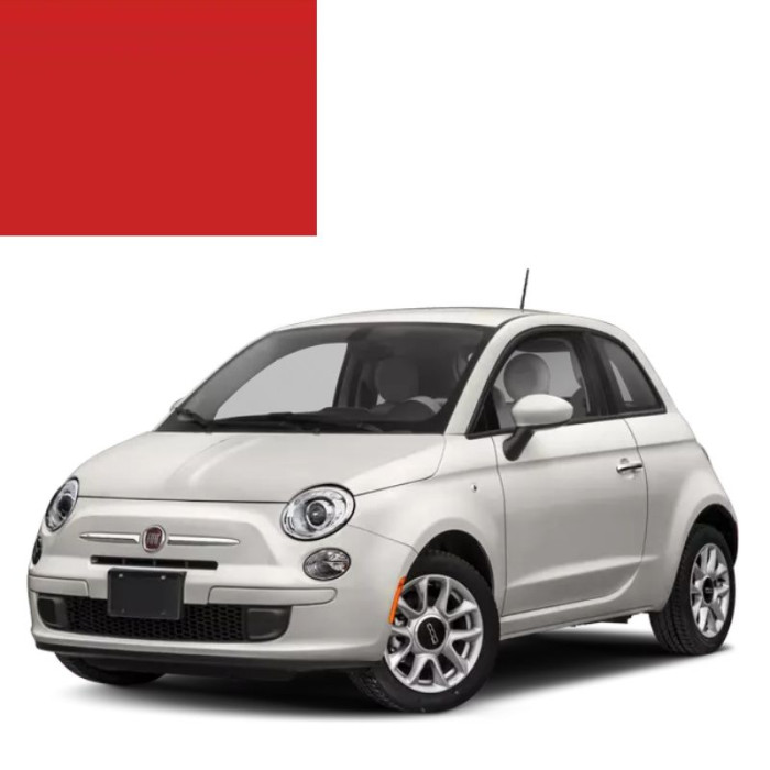 Фарба за кодом акрилова червона 854 ROSSO CORSA для автомобілів Fiat