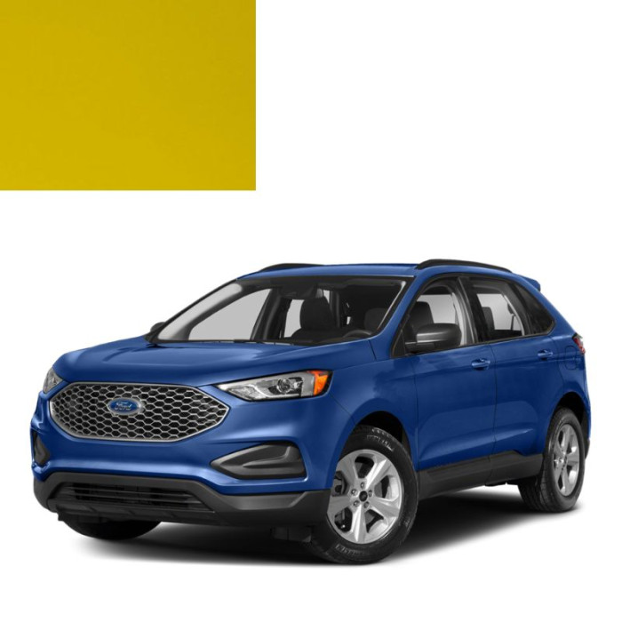 Фарба за кодом акрилова жовта 661 (5F, 5FMA) BRIGHT YELLOW для автомобілів Ford