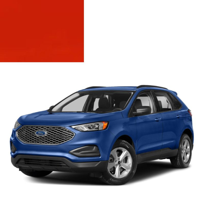 Фарба за кодом акрилова червона PQ RACE RED для автомобілів Ford