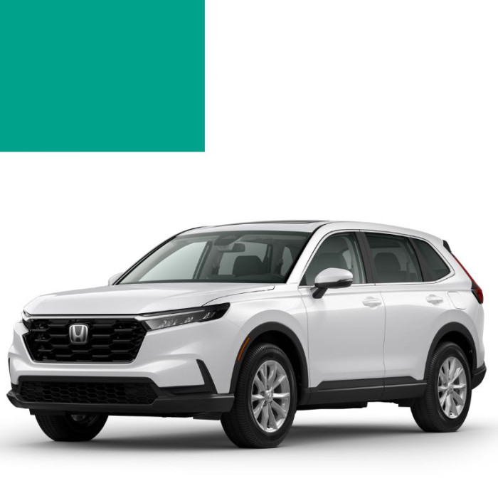 Фарба за кодом акрилова зелена BG27 ALICE GREEN для автомобілів Honda