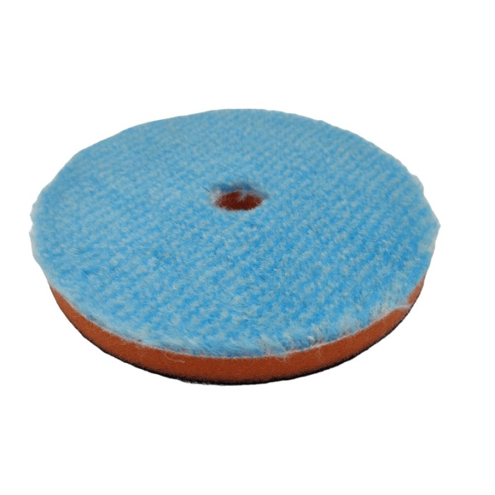 Полірувальне коло - ZviZZer Pad Thermo Hybrid Wool Pad 130/15/130мм. (блакитний)