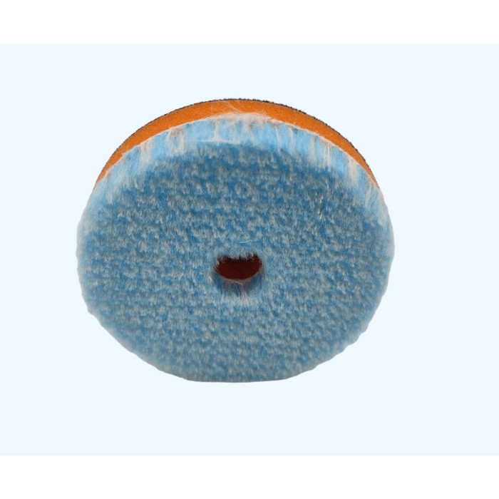 Полірувальне коло - ZviZZer Detail Pad Thermo Hybrid Wool Pad 80/15/80мм. (блакитний)