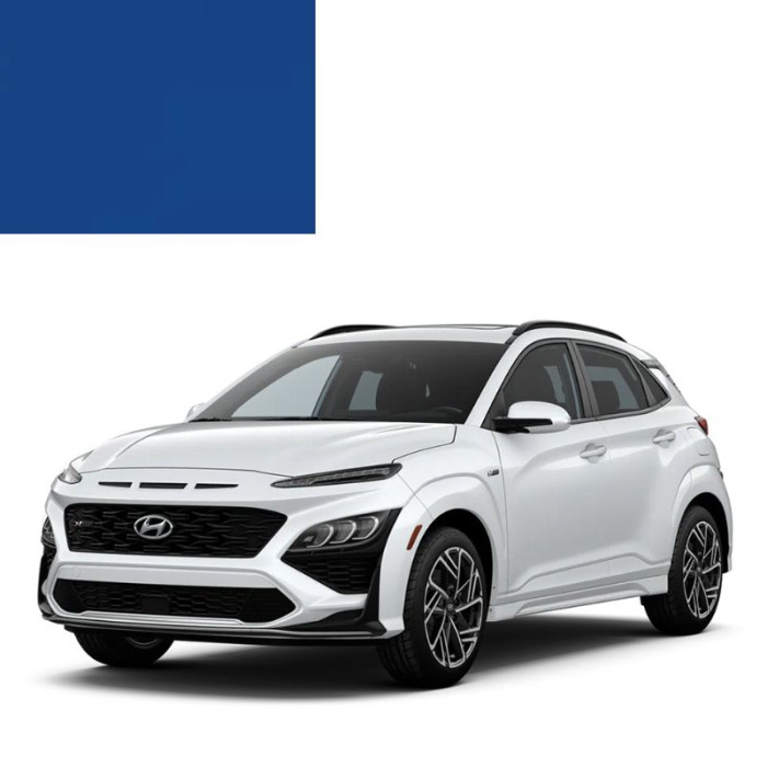 Фарба за кодом акрилова синя QE TEAL BLUE для автомобілів Hyundai