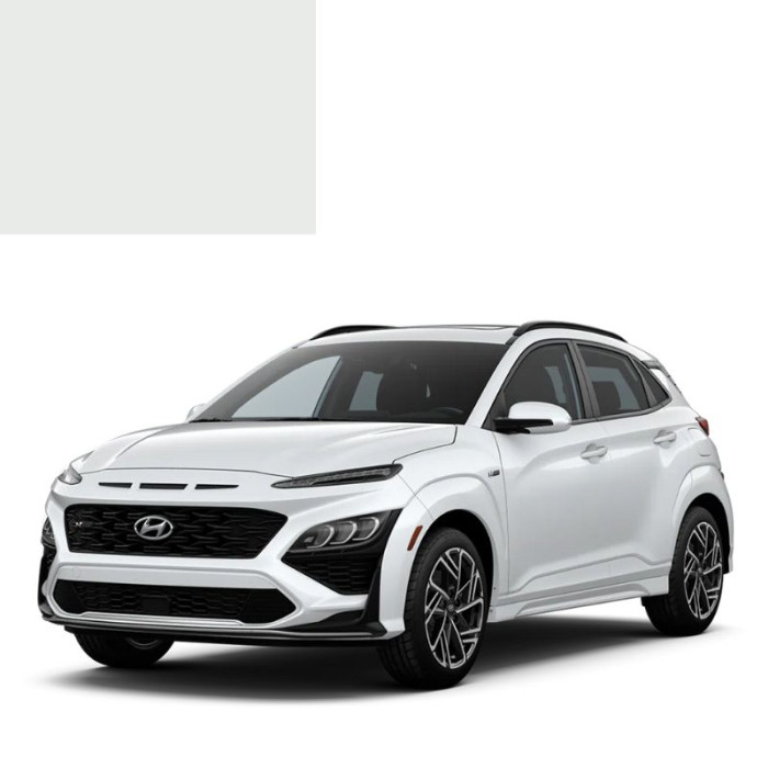 Фарба за кодом акрилова біла WAW CERAMIC WHITE для автомобілів Hyundai