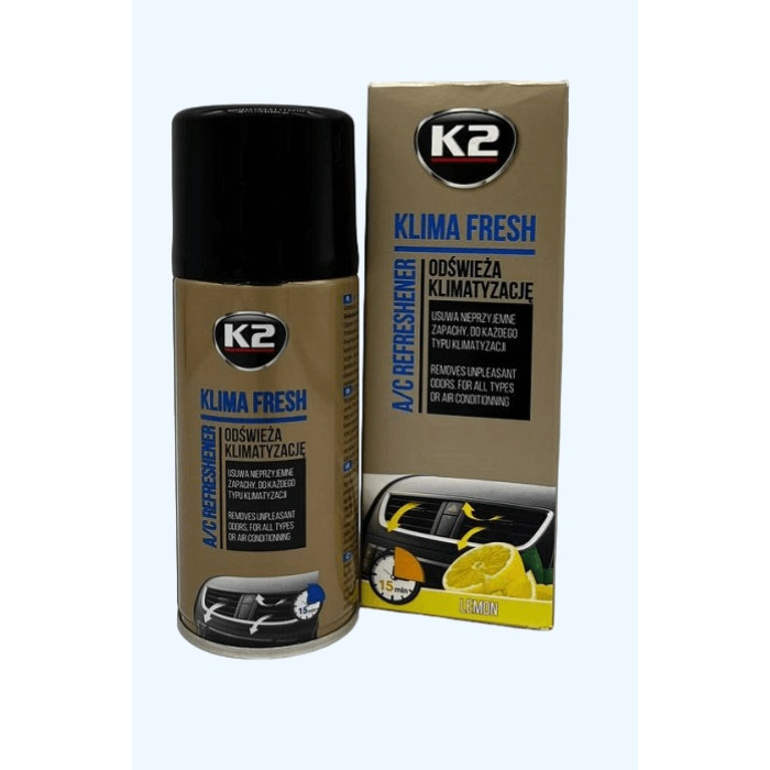 Очищувач кондиціонерів 150 мл K2 Klima Fresh (Лимон)