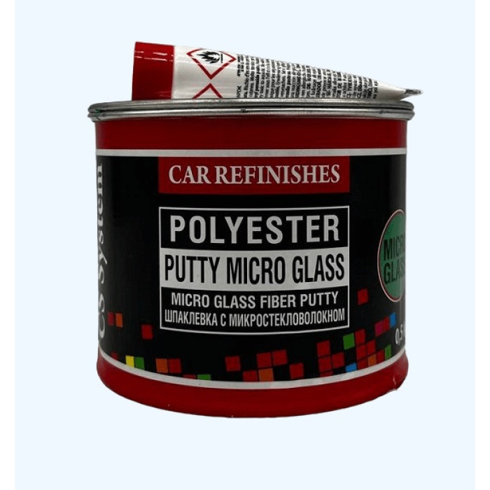 Шпаклівки зі скловолокном 0,5 кг CS System Micro Glass м'яка (3мм)