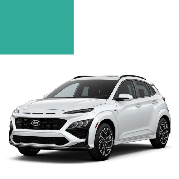 Фарба за кодом акрилова зелена 50141 VERDE BRASILE IC 339 для автомобілів Iveco