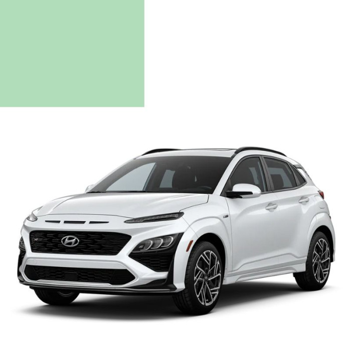 Фарба за кодом акрилова зелена 50156 (365) GREEN для автомобілів Iveco