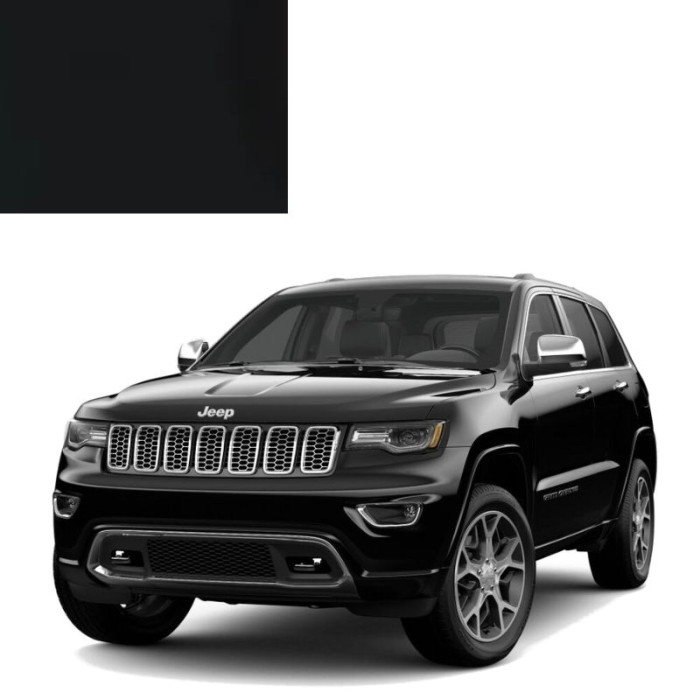 Фарба за кодом акрилова чорна 601 ECLIPSE BLACK для автомобілів Jeep