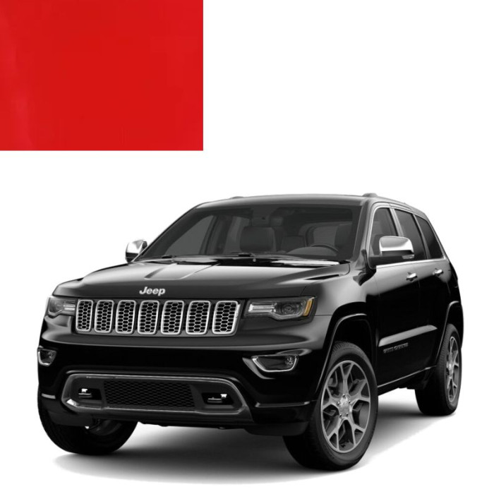 Фарба за кодом акрилова червона KRB RADIANT FIRE RED для автомобілів Jeep