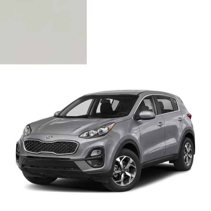 Фарба за кодом акрилова біла 7F CRYSTAL WHITE для автомобілів Kia