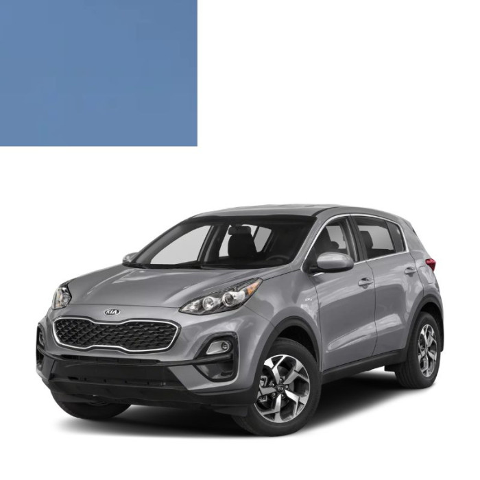 Фарба за кодом акрилова синя ABB ALICE BLUE для автомобілів Kia