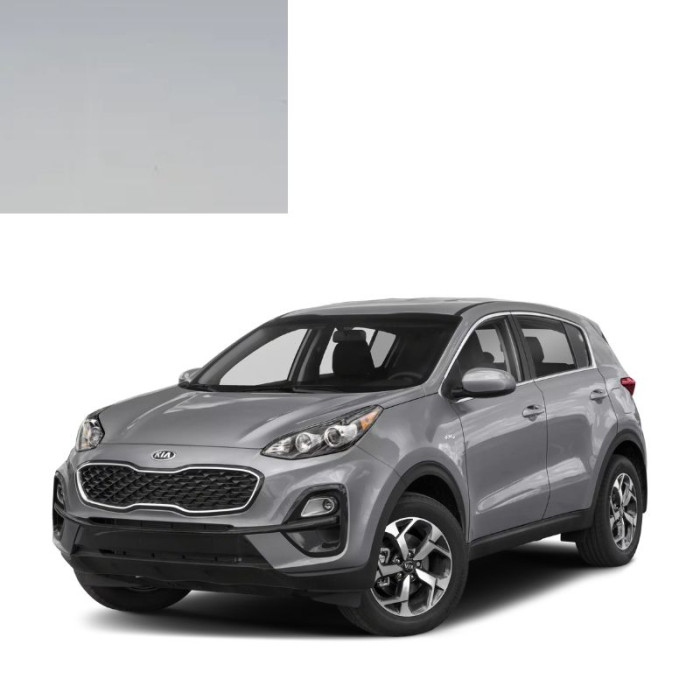 Фарба за кодом акрилова біла PGU CRYSTAL WHITE для автомобілів Kia