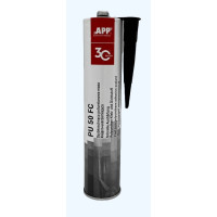 Герметик поліуретановий Чорний швидкий APP PU50 FC у гільзі 310мл