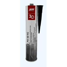 Герметик поліуретановий Чорний швидкий APP PU50 FC у гільзі 310мл