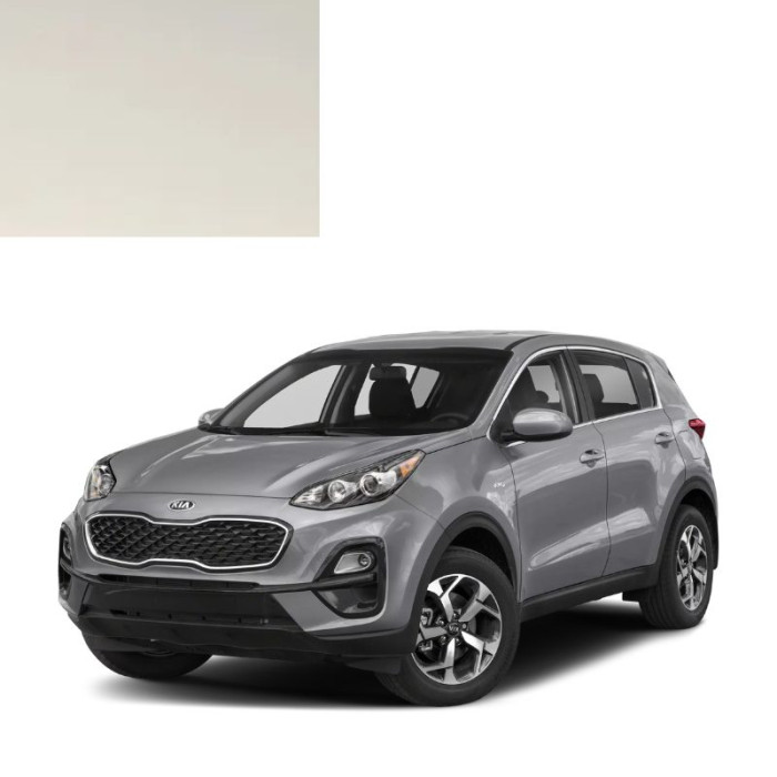 Фарба за кодом акрилова біла UD CLEAR WHITE для автомобілів Kia