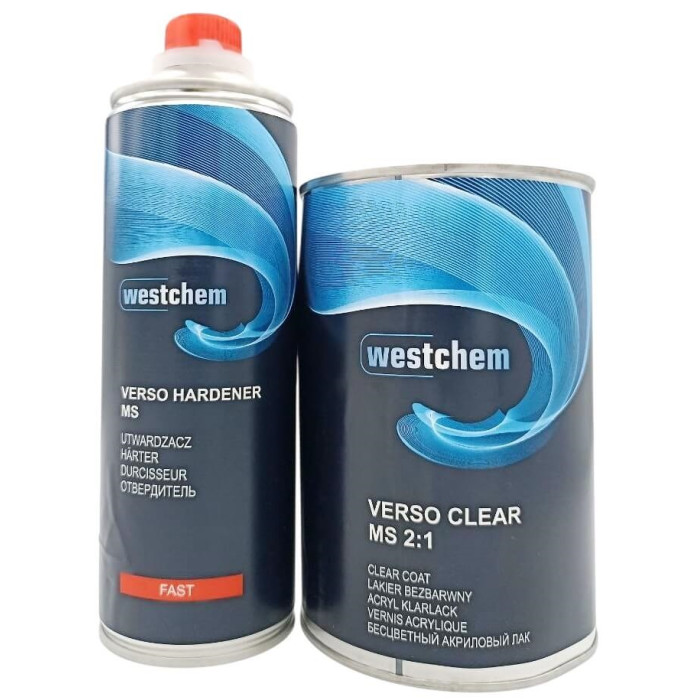 Лак акриловий 1л + 0,5л затв. швидкий Westchem HS CLEARCOAT VERSO 2:1