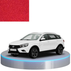 Фарба за кодом металік червона 100 TRIUMPH RED для автомобілів Lada