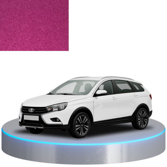 Фарба за кодом металік червона 116 CORAL, Корал для автомобілів Lada