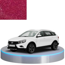 Фарба за кодом металік червона 125 ANTARES, Антарес для автомобілів Lada