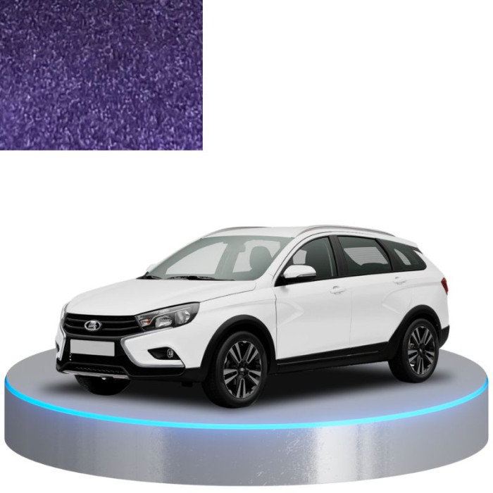 Фарба за кодом металік фіолетова 133 MAGIC PURPLE, Магія для автомобілів Lada
