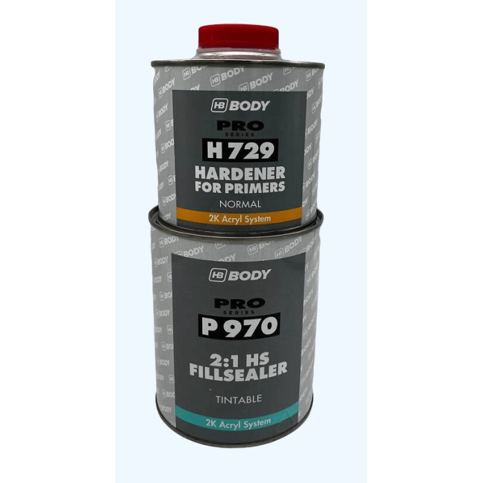 Грунт-наповнювач BODY 970 1 л + затверджувач BODY 729Н 0,5 л