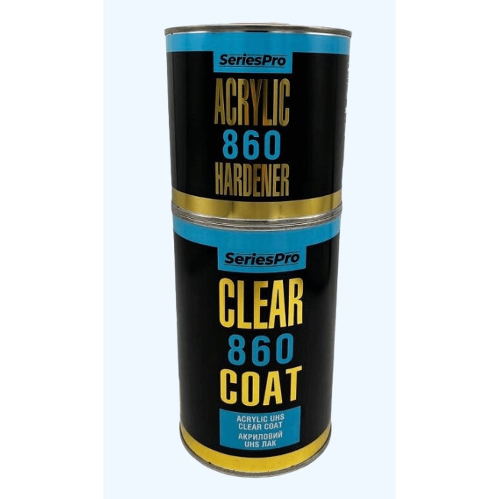 Лак CS System SeriesPro Clear Coat UHS 860, 1л + Затверджувач CS System SeriesPro Hardener 860, 0,5л