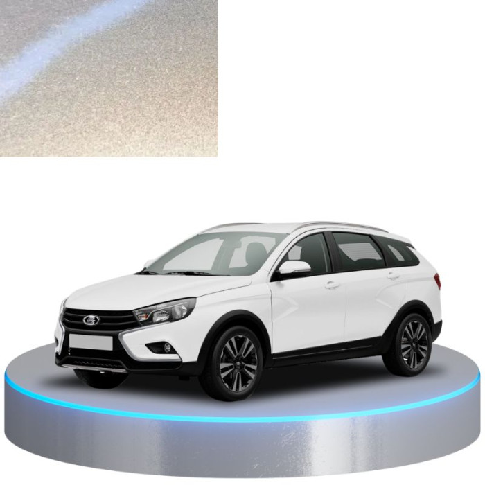 Краска по коду металлик серая 158 AUSTER, OYSTER для автомобилей Lada