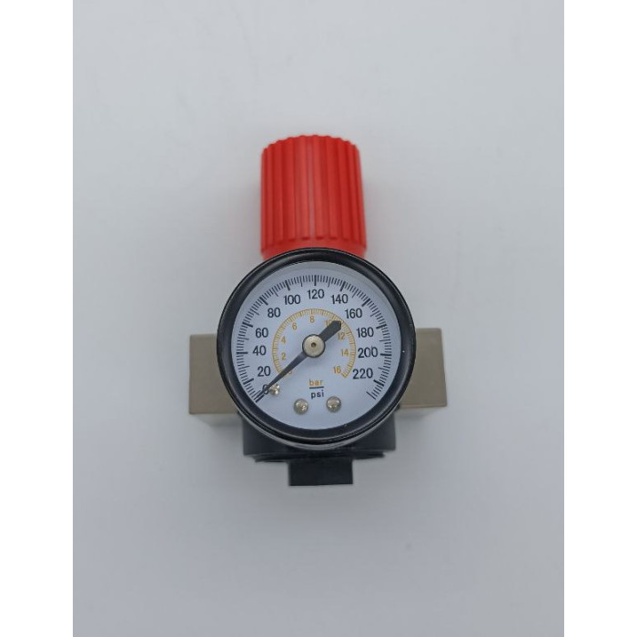 Регулятор тиску 1/4", 1-16 бар, 1600 л/хв, професійний INTERTOOL PT-1429