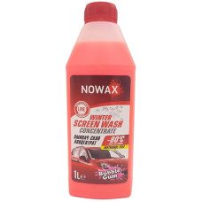 Омыватель стекла зимний концентрат NOWAX Winter Screen Wash -80*C 1л. БаблГам