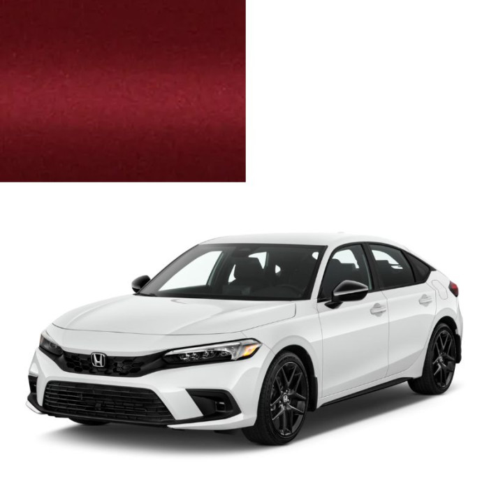 Фарба за кодом металік червона 731 CLARET RED для автомобілів Honda