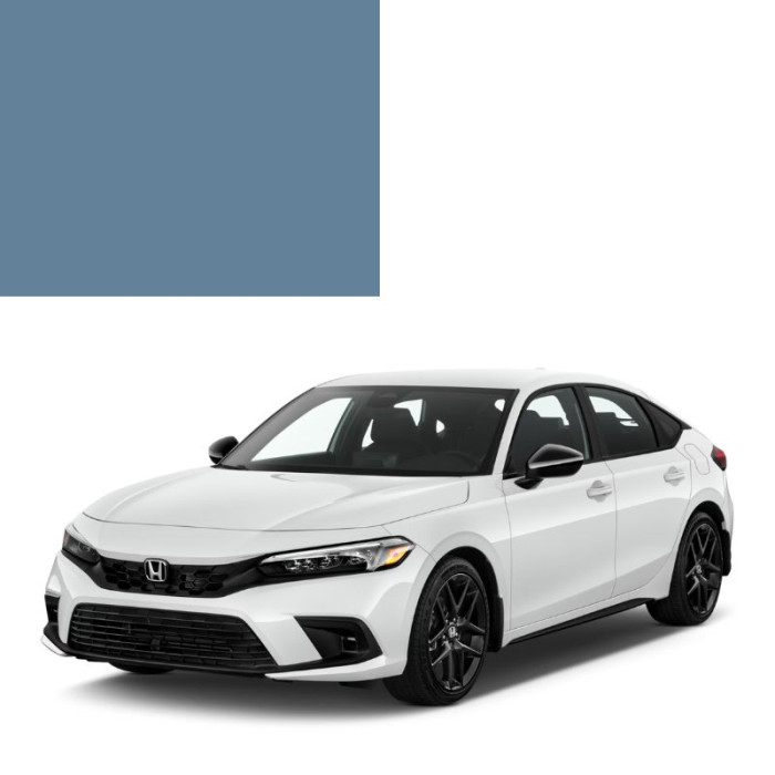 Фарба за кодом металік синя B47M SUPERIOR BLUE для автомобілів Honda