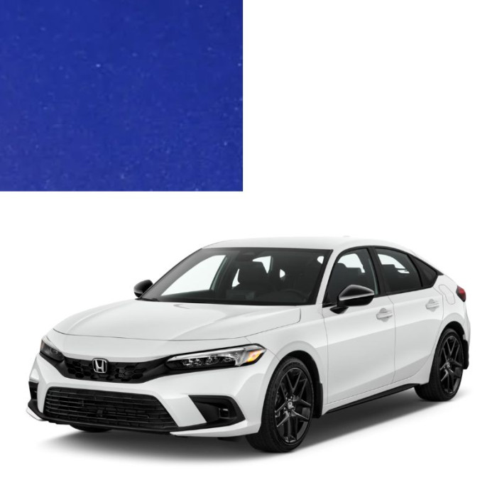 Краска по коду металлик синяя B501P BLUE для автомобилей Honda