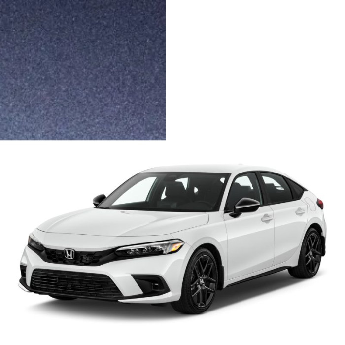 Краска по коду металлик синяя B508M ZIRCON BLUE для автомобилей Honda